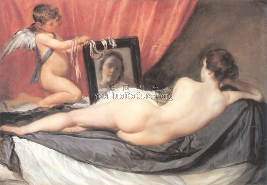 The Rokeby Venus - 迭戈·罗德里格斯·德·席尔瓦·委拉斯贵支